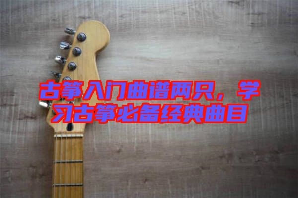 古箏入門曲譜兩只，學(xué)習(xí)古箏必備經(jīng)典曲目