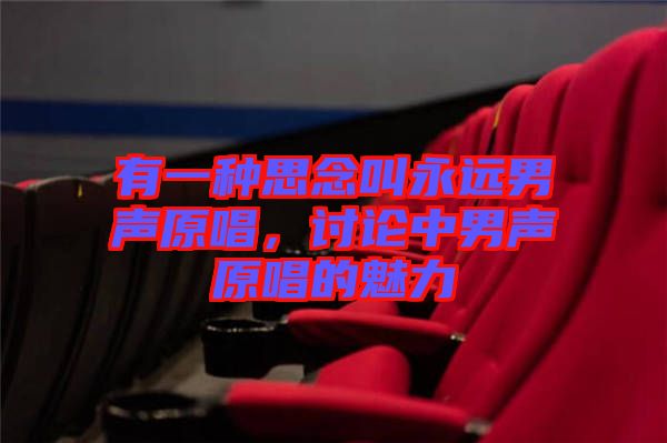 有一種思念叫永遠男聲原唱，討論中男聲原唱的魅力
