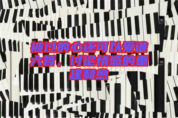被過的心還可以愛誰六哲，討論情感的重建和愈