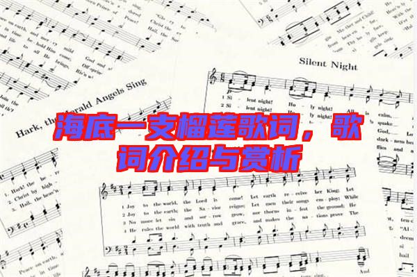 海底一支榴蓮歌詞，歌詞介紹與賞析