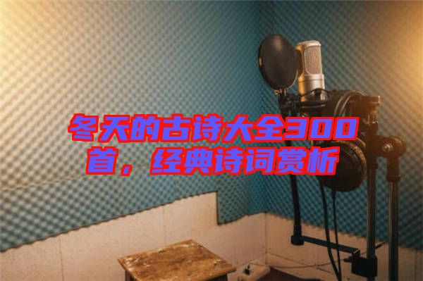 冬天的古詩大全300首，經(jīng)典詩詞賞析