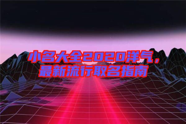 小名大全2020洋氣，最新流行取名指南