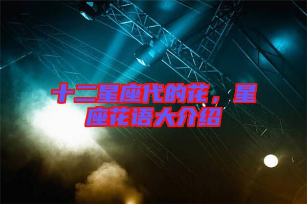 十二星座代的花，星座花語(yǔ)大介紹
