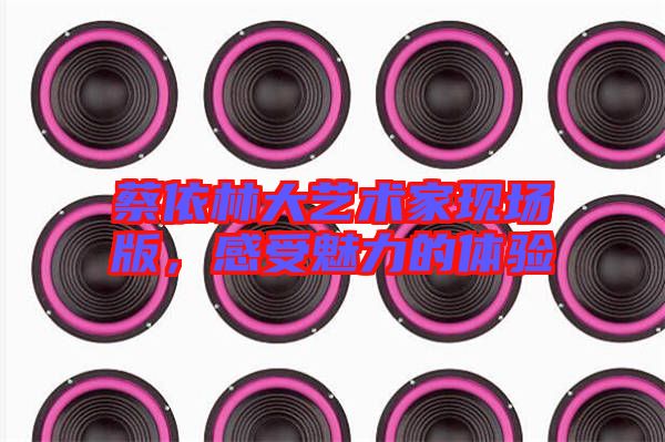 蔡依林大藝術(shù)家現(xiàn)場版，感受魅力的體驗