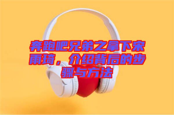 奔跑吧兄弟之拿下宋雨琦，介紹背后的步驟與方法