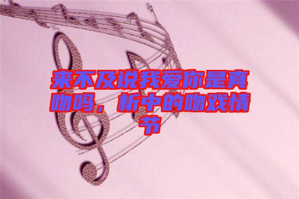 來不及說我愛你是真吻嗎，析中的吻戲情節(jié)