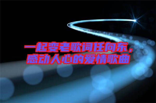 一起變老歌詞任向東，感動(dòng)人心的愛(ài)情歌曲