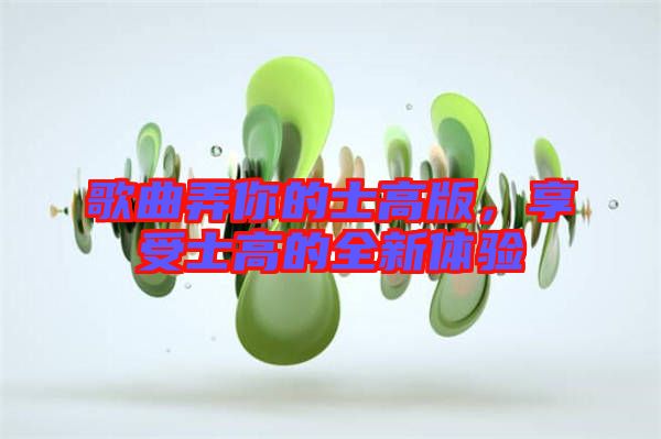 歌曲弄你的士高版，享受士高的全新體驗(yàn)