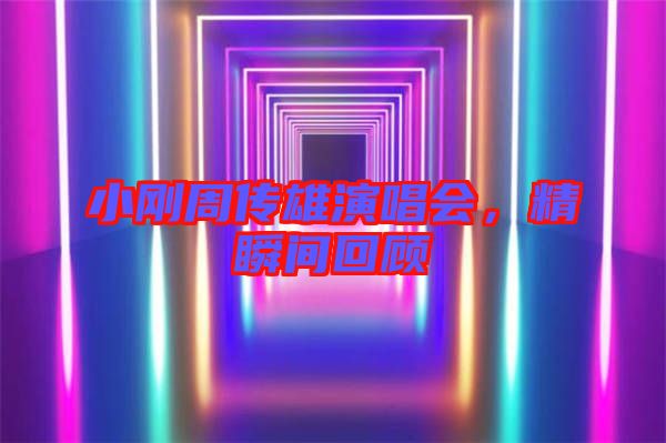 小剛周傳雄演唱會(huì)，精瞬間回顧