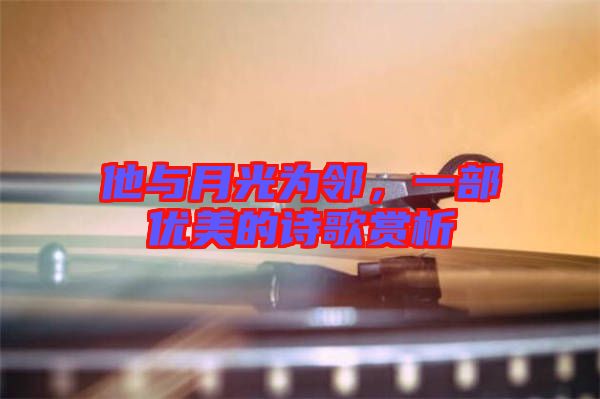 他與月光為鄰，一部?jī)?yōu)美的詩(shī)歌賞析