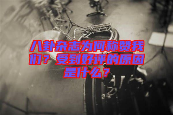 八卦雜志為何稱(chēng)贊我們？受到好評(píng)的原因是什么？