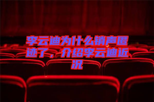 李云迪為什么銷聲匿跡了，介紹李云迪近況