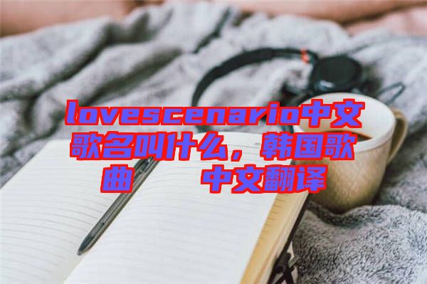 lovescenario中文歌名叫什么，韓國歌曲????中文翻譯