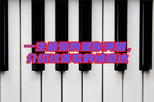 一生最愛(ài)的是你哭唱，介紹這首歌的情感達(dá)