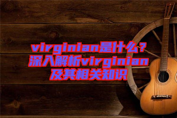 virginian是什么？深入解析virginian及其相關(guān)知識