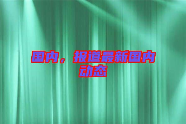 國內(nèi)，報(bào)道最新國內(nèi)動態(tài)