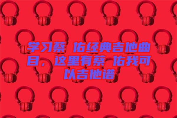 學習蔡旻佑經(jīng)典吉他曲目，這里有蔡旻佑我可以吉他譜