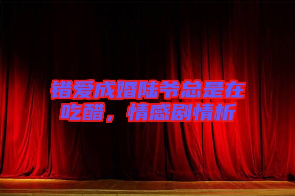 錯(cuò)愛(ài)成婚陸爺總是在吃醋，情感劇情析