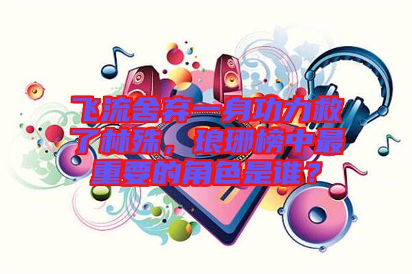 飛流舍棄一身功力救了林殊，瑯琊榜中最重要的角色是誰(shuí)？
