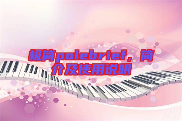 極簡(jiǎn)polebrief，簡(jiǎn)介及使用說明