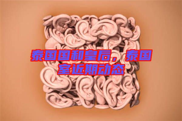泰國國和皇后，泰國室近期動態(tài)