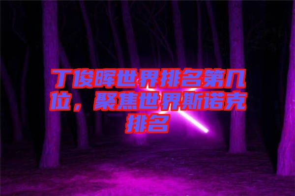 丁俊暉世界排名第幾位，聚焦世界斯諾克排名