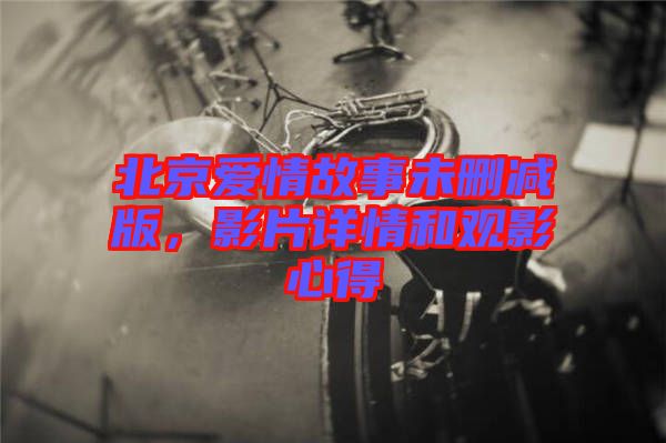 北京愛情故事未刪減版，影片詳情和觀影心得