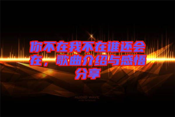 你不在我不在誰還會(huì)在，歌曲介紹與感悟分享