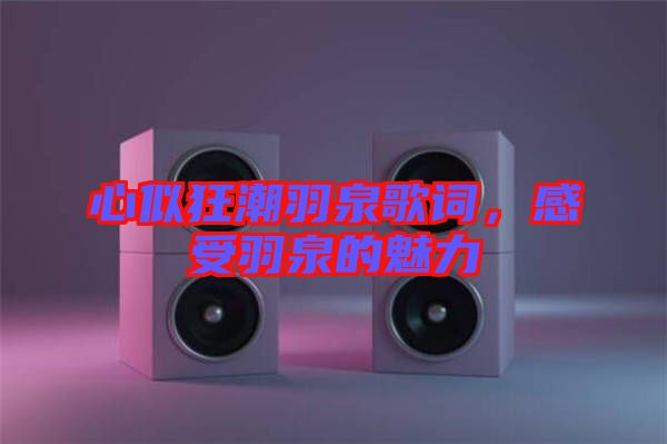心似狂潮羽泉歌詞，感受羽泉的魅力