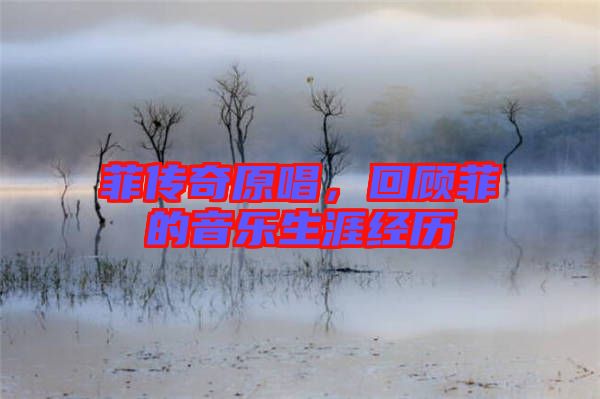 菲傳奇原唱，回顧菲的音樂生涯經(jīng)歷
