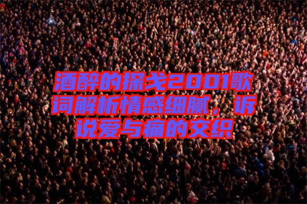 酒醉的探戈2001歌詞解析情感細膩，訴說愛與痛的交織