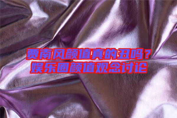 賈南風(fēng)顏值真的丑嗎？娛樂(lè)圈顏值觀念討論