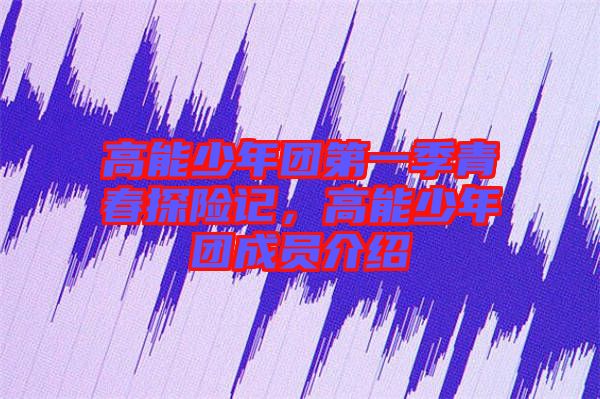 高能少年團(tuán)第一季青春探險(xiǎn)記，高能少年團(tuán)成員介紹